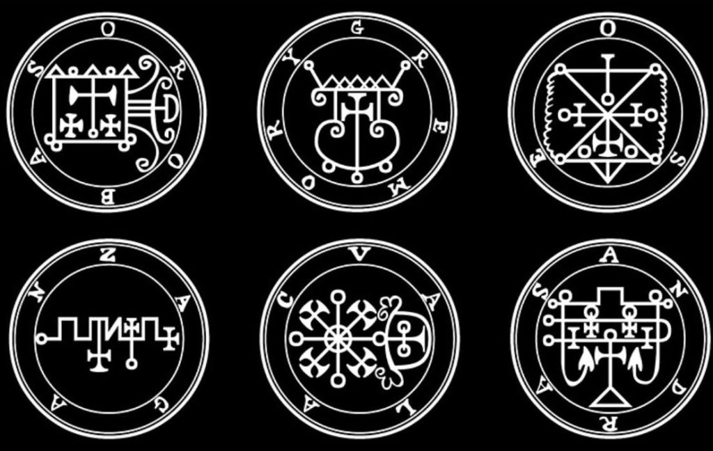 In demonology, sigils are pictorial signatures attributed to demons, angels, or other beings.