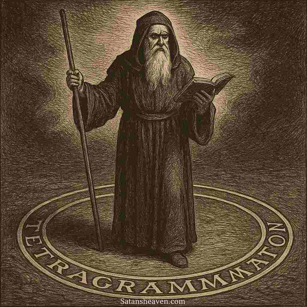 In spirit evocation, the Tetragrammaton is invoked as a supreme divine name to assert authority, protection, and control over spiritual entities.