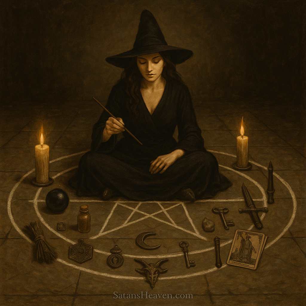 Magical tools in spirit summoning serve to create a sacred space, protect the practitioner, and aid in establishing communication with spiritual entities.