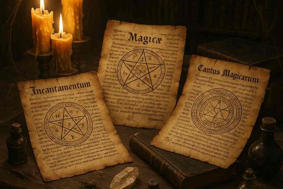 Conjurations are spoken formulas in witchcraft that channel intention and summon spiritual or elemental forces through the power of words.