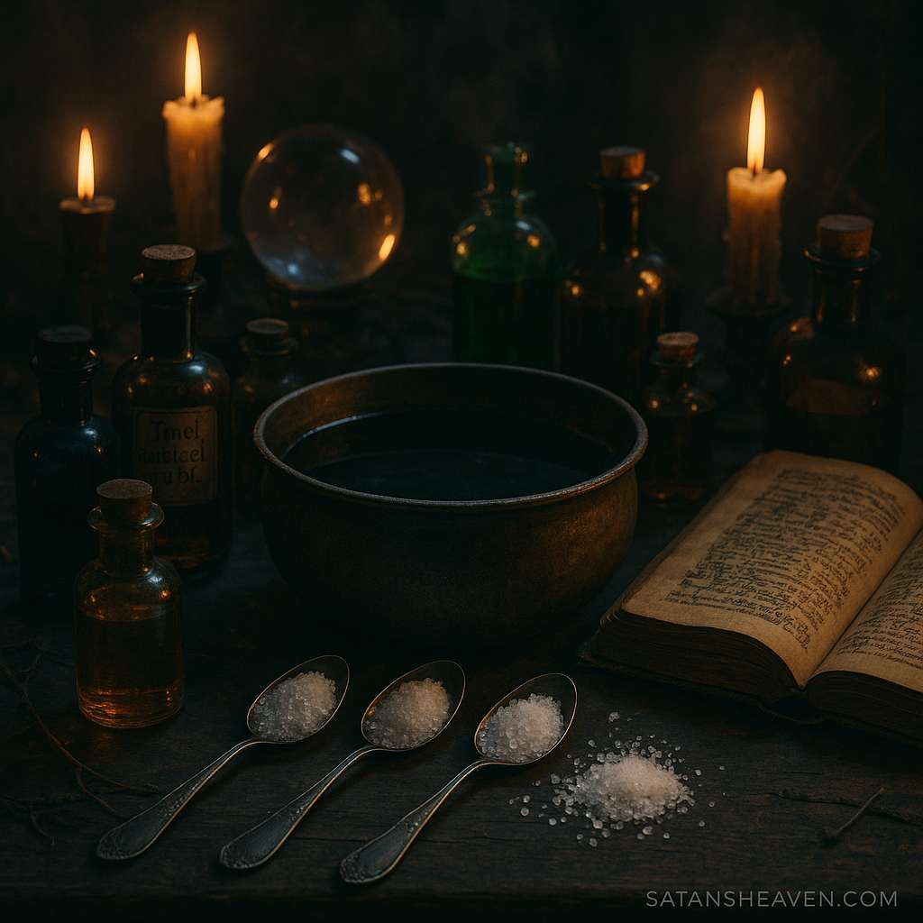 Salt has long been believed to break curses and cleanse negative energy by purifying both people and spaces.