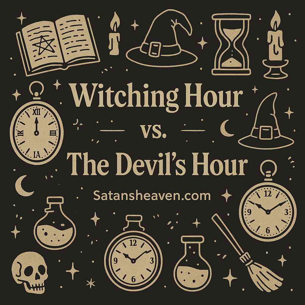 The Devil’s Hour, usually thought to be around 3 a.m., is considered the darkest part of the night when demonic activity and evil spirits are most powerful.