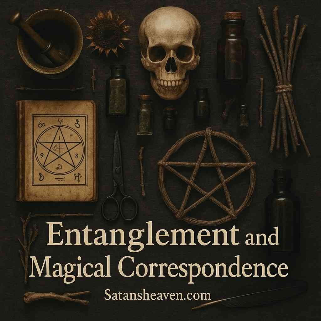 Entanglement and magical correspondence both suggest a hidden interconnectedness, where distant objects or symbols influence each other beyond ordinary physical limits.