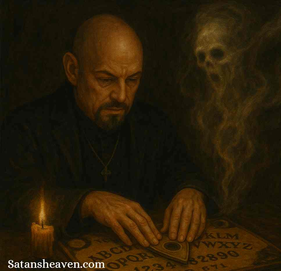 Anton Szandor LaVey was the founder of the Church of Satan and author of The Satanic Bible, promoting a philosophy of individualism, indulgence, and symbolic Satanism.
