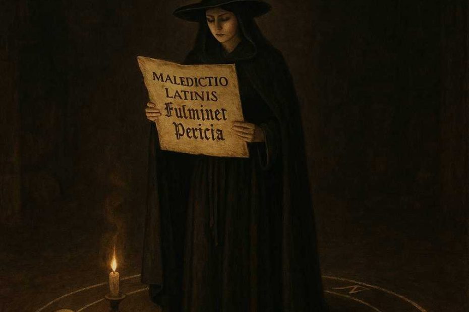 Latin spells in witchcraft are considered especially powerful, as the ancient language carries a mystical aura and has long been used to amplify magical rituals and curses.