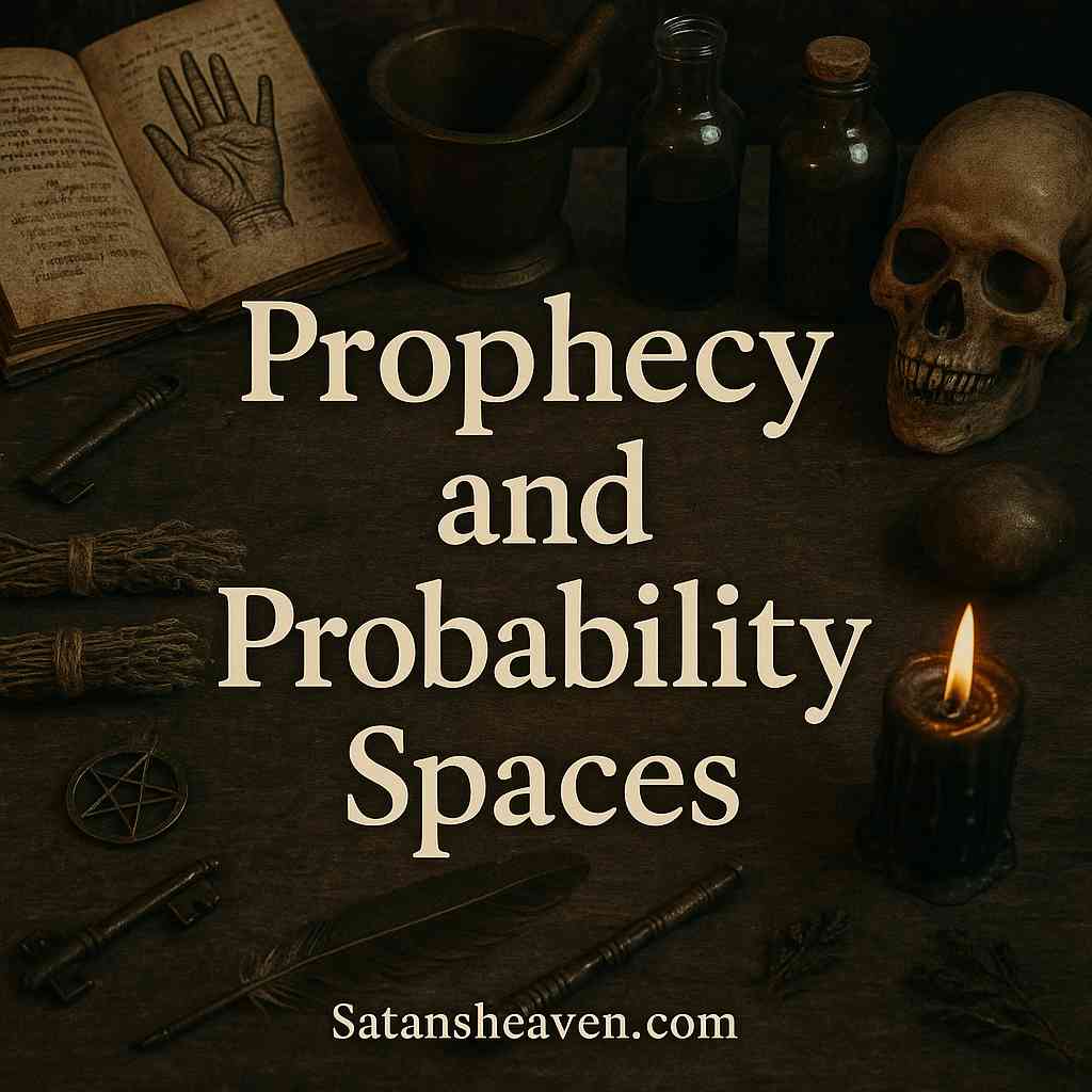 Prophecy and Probability Spaces explores how foresight and chance intertwine within the realm of possibility.