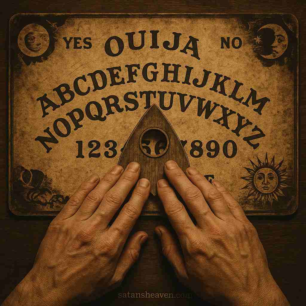In history, the Ouija board was often used in spirit conjurations, as people believed it could open a doorway to the world of the dead.